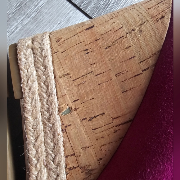 Franco Sarto Calix Cork Wedge Pump Sz: 7 - Fushia - Picture 16 of 16